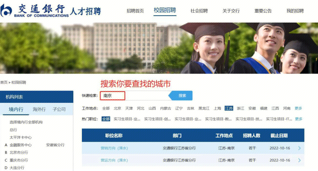 2022年交通银行贵州省分行劳务人员招聘简章