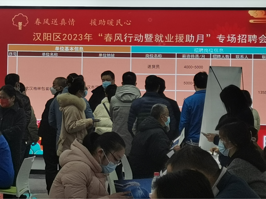 “金堂县2023年春风行动暨就业援助月招聘会”举行