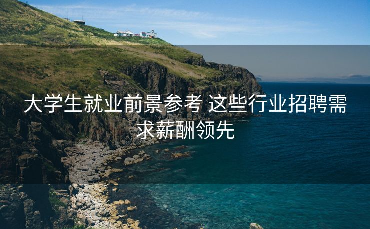 大学生就业前景参考 这些行业招聘需求薪酬领先