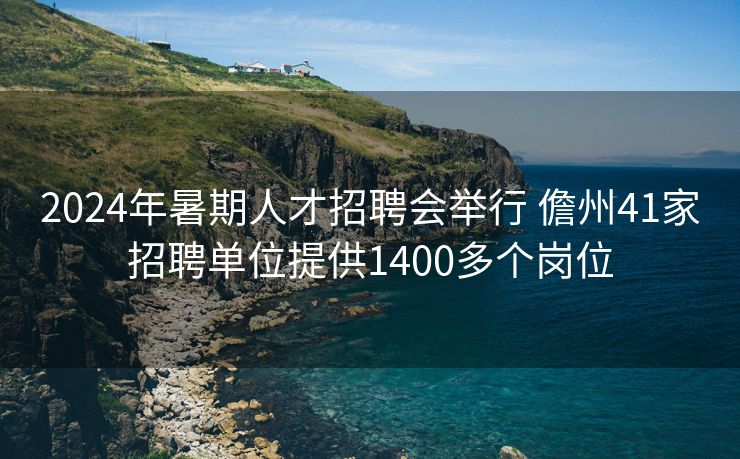 2024年暑期人才招聘会举行 儋州41家招聘单位提供1400多个岗位
