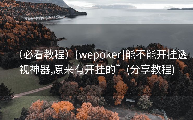 （必看教程）{wepoker]能不能开挂透视神器,原来有开挂的”(分享教程)