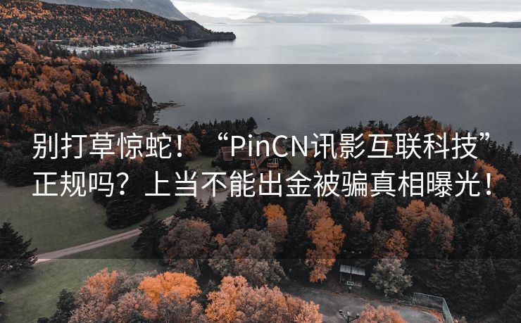 别打草惊蛇！“PinCN讯影互联科技”正规吗？上当不能出金被骗真相曝光！