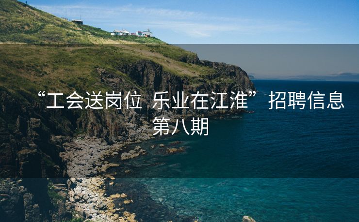 “工会送岗位  乐业在江淮”招聘信息第八期