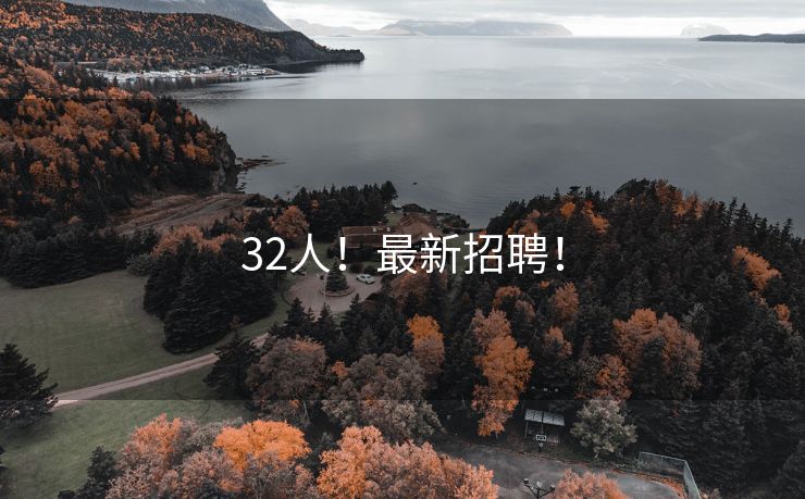 32人！最新招聘！