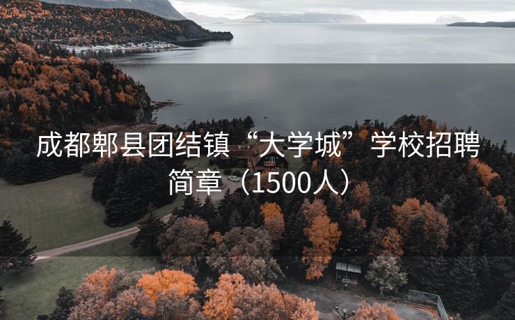 成都郫县团结镇“大学城”学校招聘简章（1500人）
