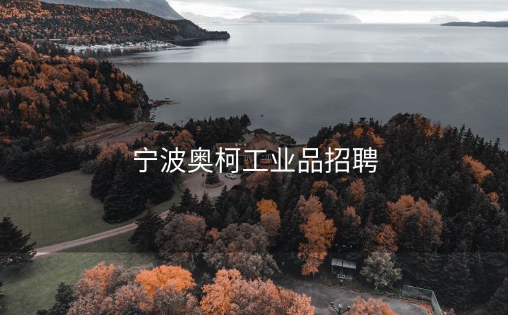 宁波奥柯工业品招聘