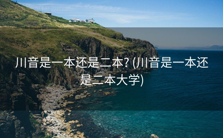 川音是一本还是二本? (川音是一本还是二本大学)