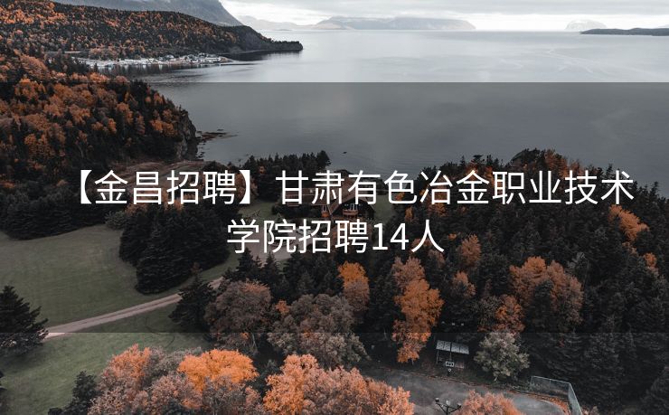 【金昌招聘】甘肃有色冶金职业技术学院招聘14人