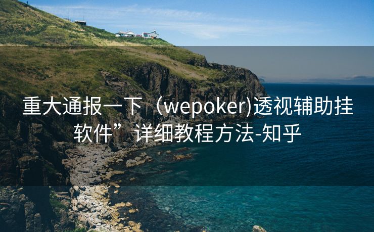 重大通报一下（wepoker)透视辅助挂软件”详细教程方法-知乎