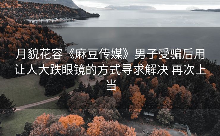 月貌花容《麻豆传媒》男子受骗后用让人大跌眼镜的方式寻求解决 再次上当