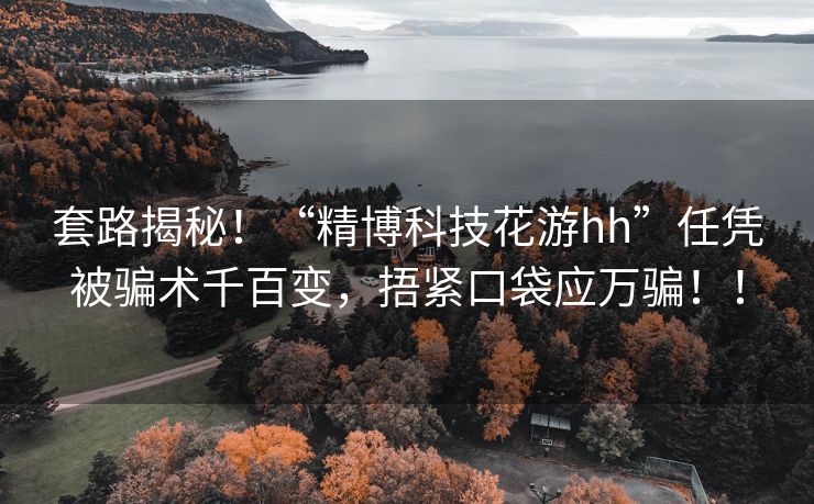 套路揭秘！“精博科技花游hh”任凭被骗术千百变，捂紧口袋应万骗！！