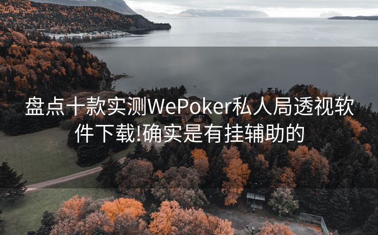 盘点十款实测WePoker私人局透视软件下载!确实是有挂辅助的