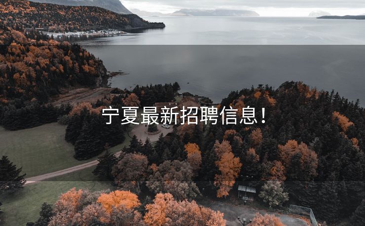 宁夏最新招聘信息！