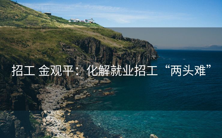 招工 金观平：化解就业招工“两头难”