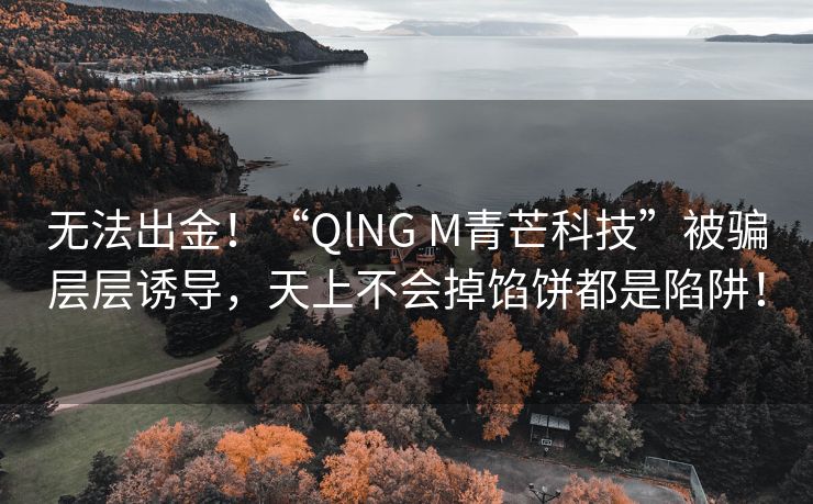 无法出金！“QlNG M青芒科技”被骗层层诱导，天上不会掉馅饼都是陷阱！