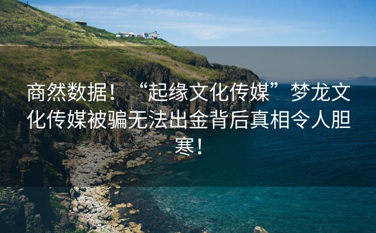 商然数据！“起缘文化传媒”梦龙文化传媒被骗无法出金背后真相令人胆寒！