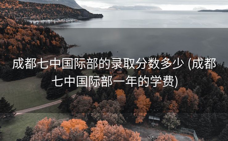 成都七中国际部的录取分数多少 (成都七中国际部一年的学费)