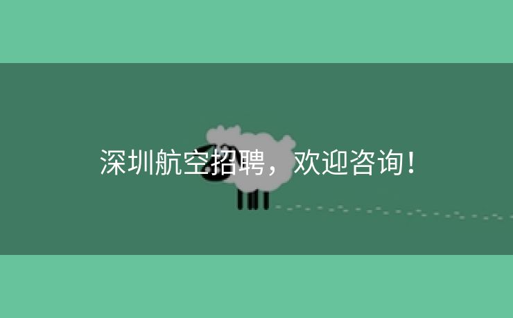 深圳航空招聘，欢迎咨询！