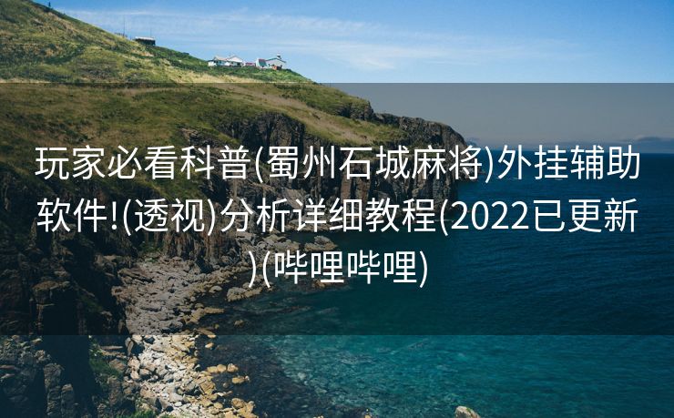 玩家必看科普(蜀州石城麻将)外挂辅助软件!(透视)分析详细教程(2022已更新)(哔哩哔哩)