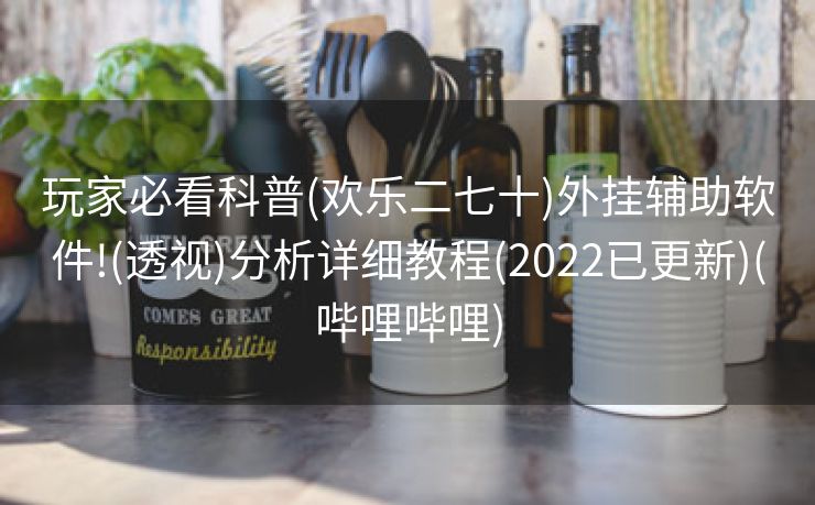 玩家必看科普(欢乐二七十)外挂辅助软件!(透视)分析详细教程(2022已更新)(哔哩哔哩)