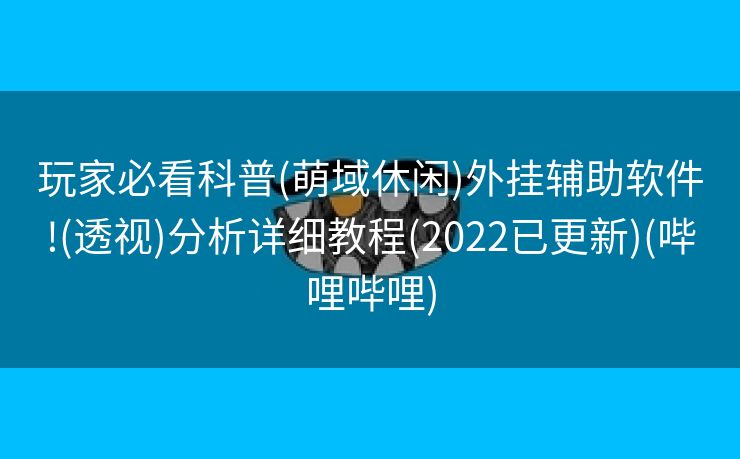 玩家必看科普(萌域休闲)外挂辅助软件!(透视)分析详细教程(2022已更新)(哔哩哔哩)