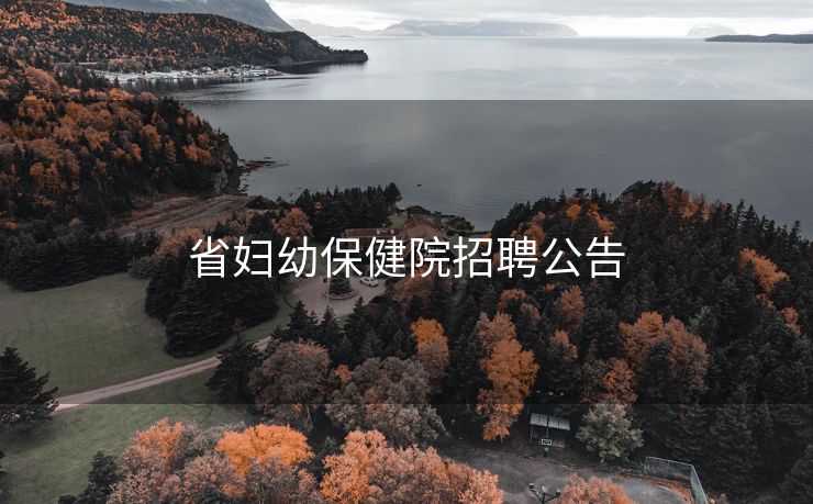 省妇幼保健院招聘公告