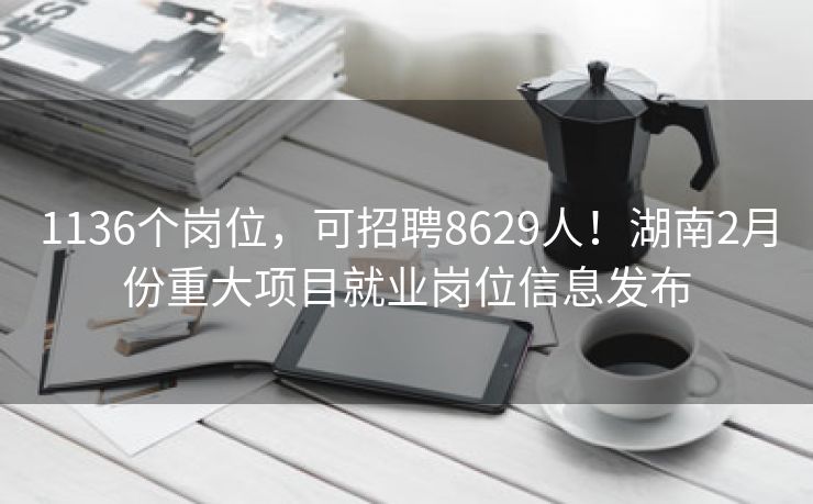 1136个岗位，可招聘8629人！湖南2月份重大项目就业岗位信息发布