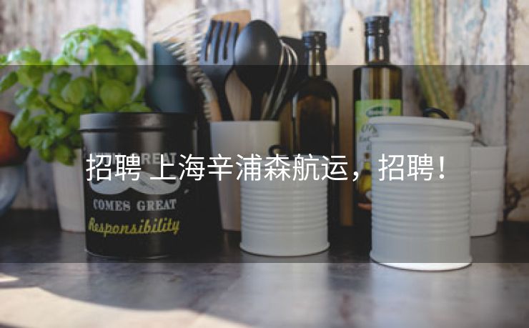 招聘 上海辛浦森航运，招聘！